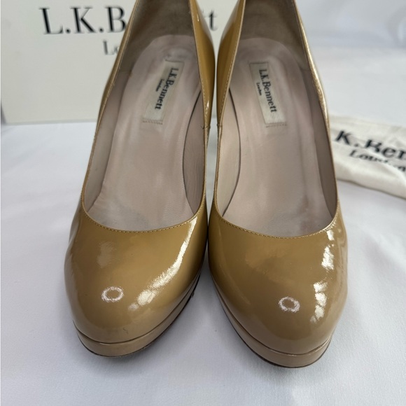 L.K. Bennett London Sledge Platform Pump - Picture 2 of 9